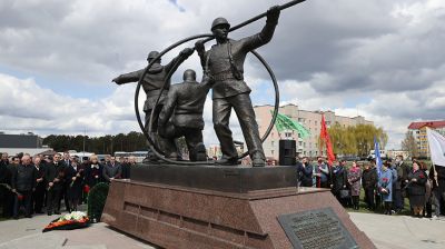 Митинг-реквием в честь энергетиков Советского Союза - ликвидаторов последствий аварии на Чернобыльской АЭС состоялся 26 апреля