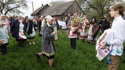 Обряд "Юраўскі карагод" провели в деревне Погост