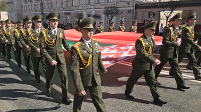 Праздничное шествие и митинг прошли в Гомеле