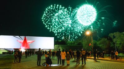 Праздничный салют в Брестской крепости