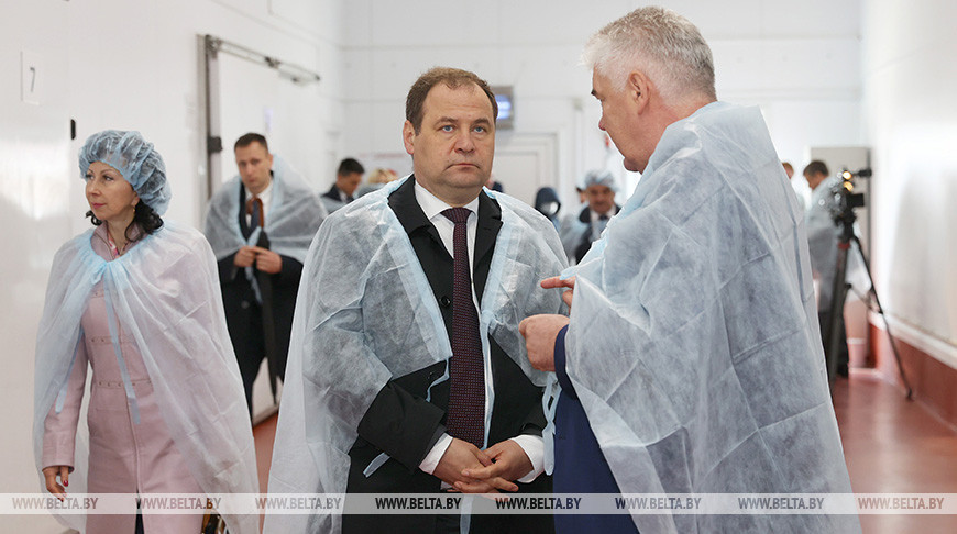 Головченко посетил барановичский филиал предприятия "Белдан"