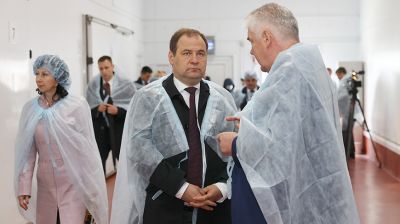 Головченко посетил барановичский филиал предприятия "Белдан"