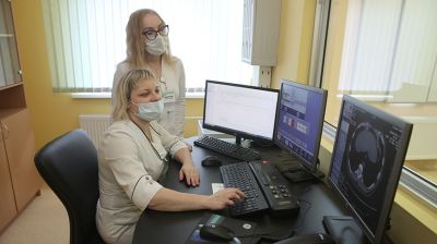 Новый компьютерный томограф начал работу в 4-й больнице в Гродно