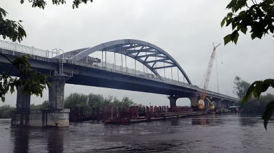 Арка с французскими вантами украсит новый мост через Днепр в Рогачеве