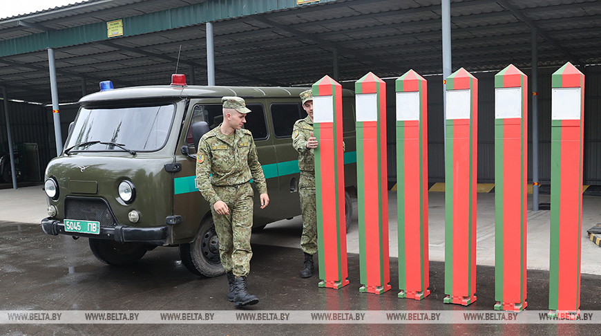 Пограничники заставы "Круговец-Калинино" несут службу по охране белорусско-украинской границы