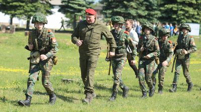 Караев провел тактические занятия на полевом сборе с кадетами
