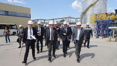 Головченко посетил ОАО "Нафтан"