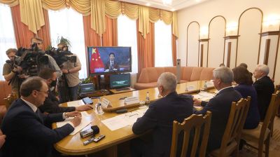 Кочанова и Андрейченко провели видеоконференцию с главой Постоянного комитета Всекитайского собрания народных представителей