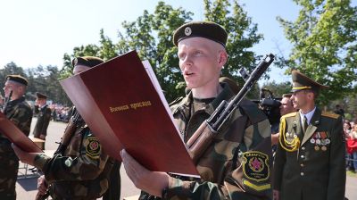 Принятие военной присяги состоялось в 72-м гвардейском объединенном учебном центре