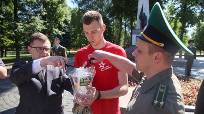 Эстафета передачи Вечного огня стартовала в Гродно