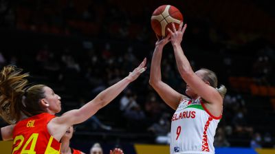 Белорусские баскетболистки победили испанок на чемпионате Европы