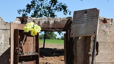 Мемориал на месте ДОТа военных лет создают в Полоцком районе