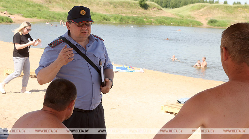 Милиция усилила контроль за местами отдыха у воды в Могилеве