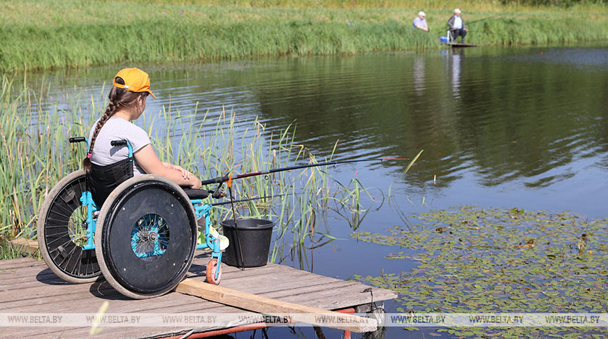 Соревнования по рыбной ловле для людей с ограниченными возможностями прошли в Витебском районе