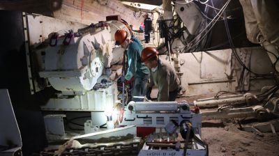 На Петриковском рудоуправлении "Беларуськалия" добыли первый миллион тонн руды