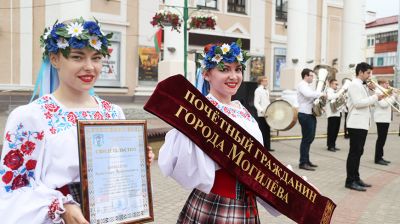 Новая именная звезда почетного гражданина города появилась в Могилеве