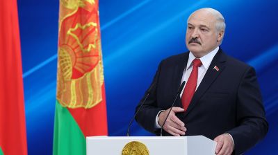 Лукашенко принял участие в торжественном собрании в честь Дня Независимости