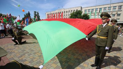 Торжественный митинг в честь Дня Независимости прошел в Гродно