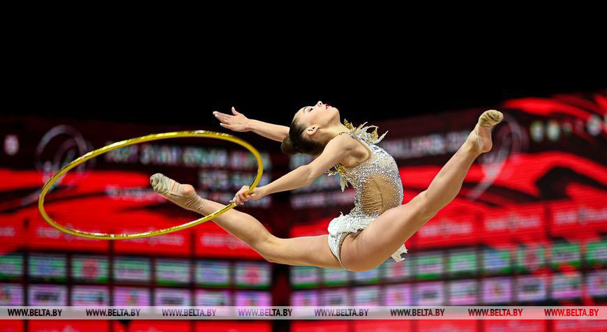 Девять медалей выиграли белоруски на этапе КМ по художественной гимнастике в Минске