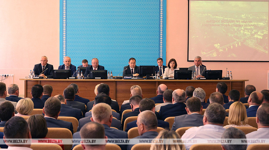 Выездное заседание Президиума Совета Министров прошло в Орше