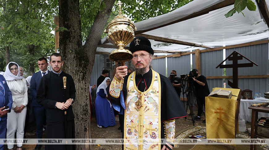 Место закладки старообрядческого храма освятили в Минске