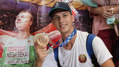 Бронзовый призер Олимпиады в Токио Максим Недосеков вернулся в Минск