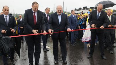 Лукашенко открыл в Гродно новый мост через Неман