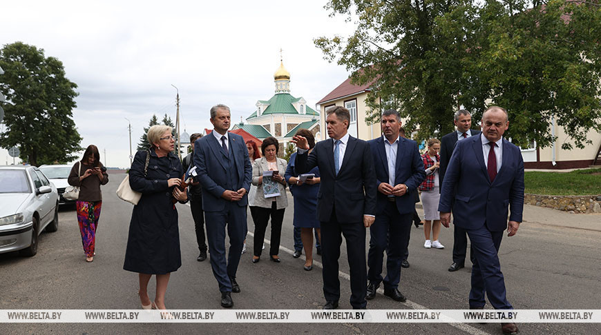 Петришенко: ремонт объектов ко Дню белорусской письменности в Копыле завершат в срок