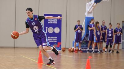 Тренировочный кэмп для баскетболисток проходит в Минске