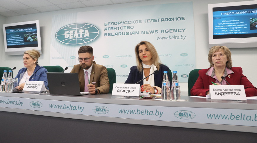 Пресс-конференция о заготовке ягод и плодоовощной продукции прошла в БЕЛТА