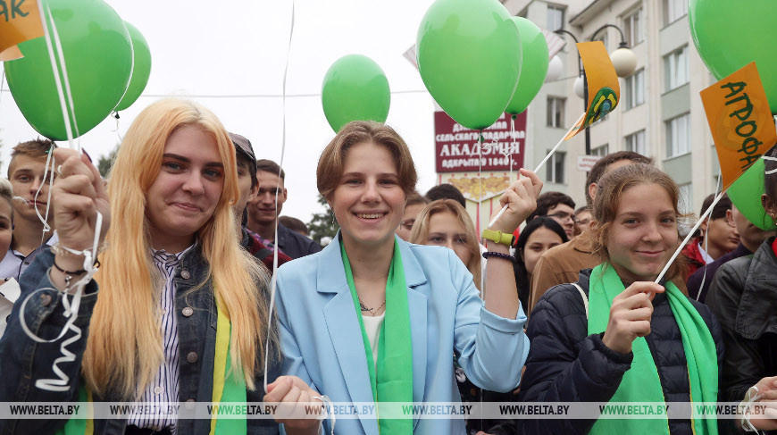 Линейка в День знаний прошла в БГСХА