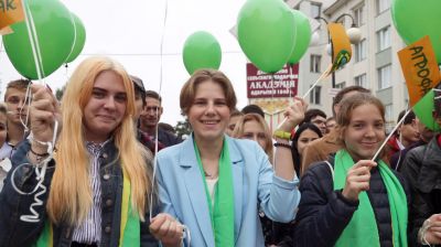 Линейка в День знаний прошла в БГСХА