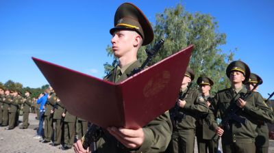 Курсанты военного факультета приняли присягу на Кургане Славы