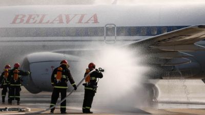 Учения прошли в Национальном аэропорту