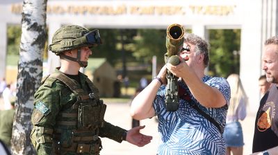 День танкиста отметили в Минске