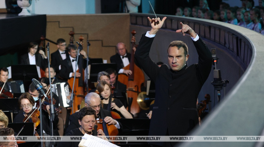Концерт акции "Хоровое вече" прошел во Дворце Республики