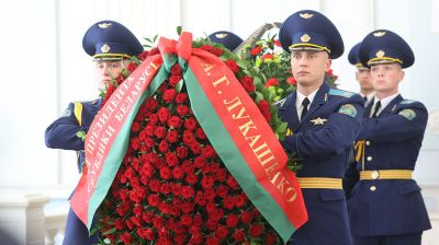 Прощание с погибшим сотрудником КГБ в Минске