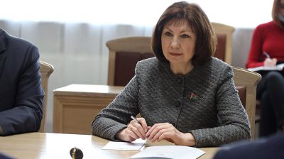 Кочанова встретилась с украинскими политиками