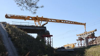 В Калинковичах приступили к реконструкции путепровода на трассе М10