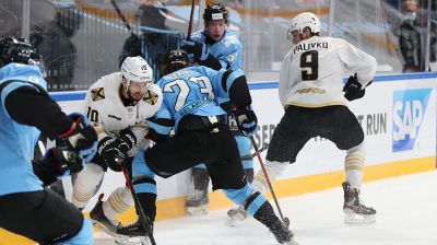 Хоккеисты минского "Динамо" выиграли у "Адмирала" в матче чемпионата КХЛ