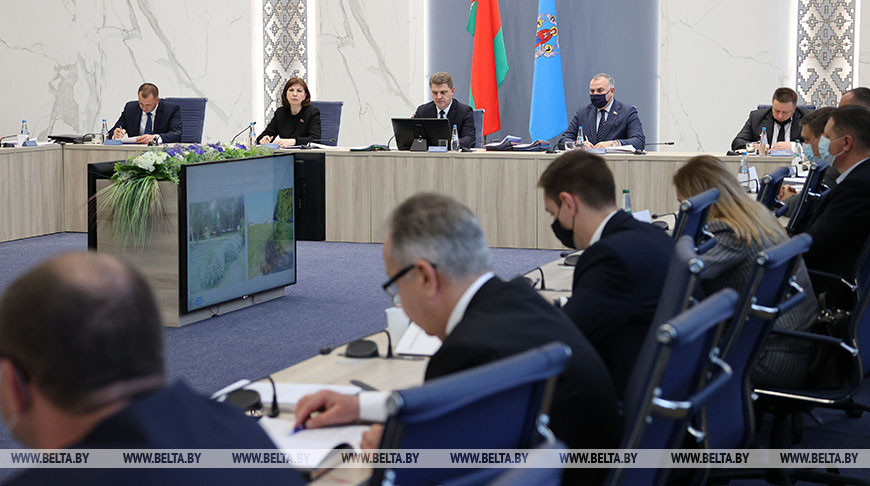 Кочанова приняла участие в заседании Мингорисполкома