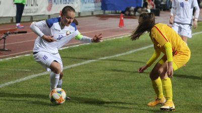 Сборная Беларуси среди девушек обыграла команду Северной Македонии в матче квалификации ЧЕ-2022