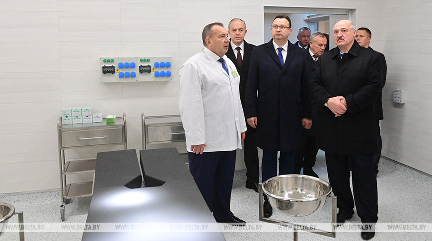 Лукашенко принял участие в торжественном открытии кардиоцентра в Могилеве