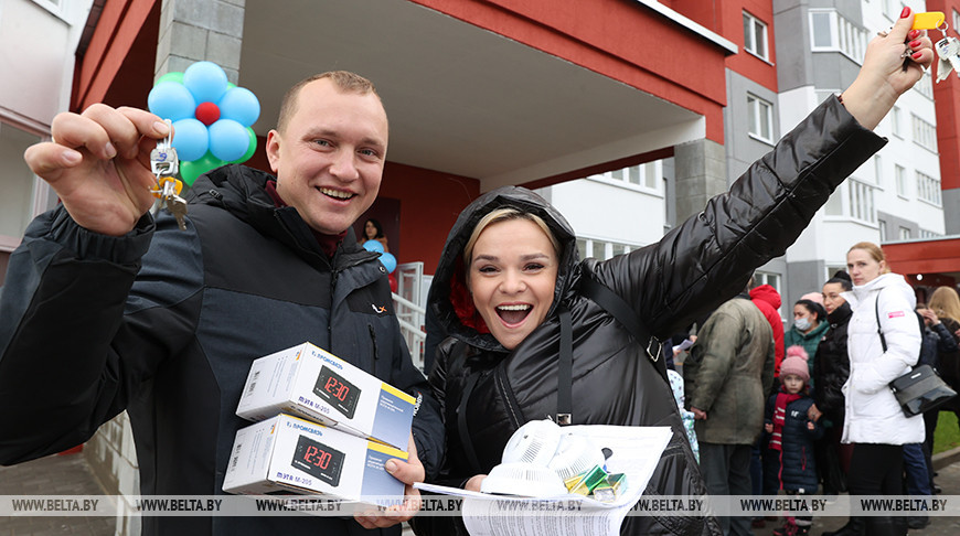 Дом для многодетных семей построили в Заводском районе Минска