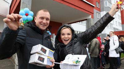 Дом для многодетных семей построили в Заводском районе Минска