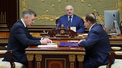 Лукашенко доложили о работе нефтехимического комплекса