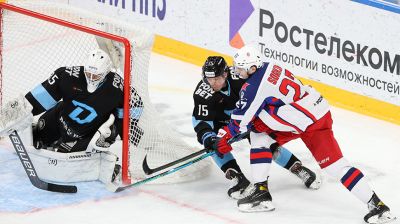 Хоккеисты минского "Динамо" уступили ЦСКА в матче чемпионата КХЛ