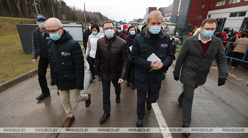 Представители ВОЗ посетили временный пункт размещения беженцев