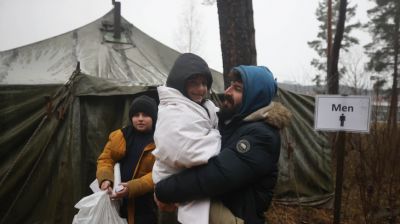 22-й день беженцы находятся на белорусско-польской границе