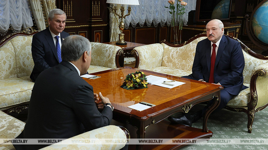 Лукашенко встретился с председателем Госдумы России